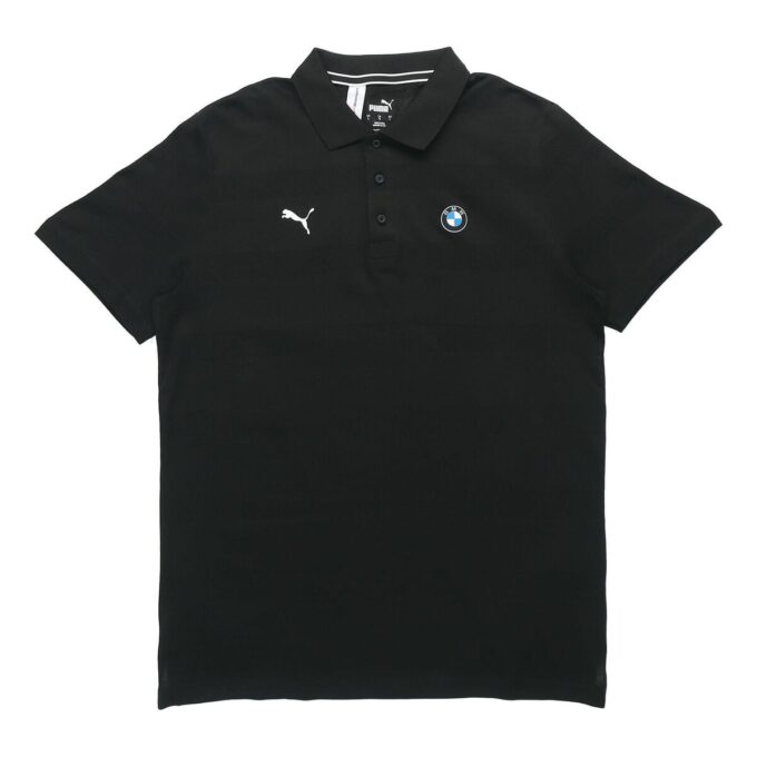 PUMA x BMW Motorsport stripete poloskjorte «Svart og hvit»