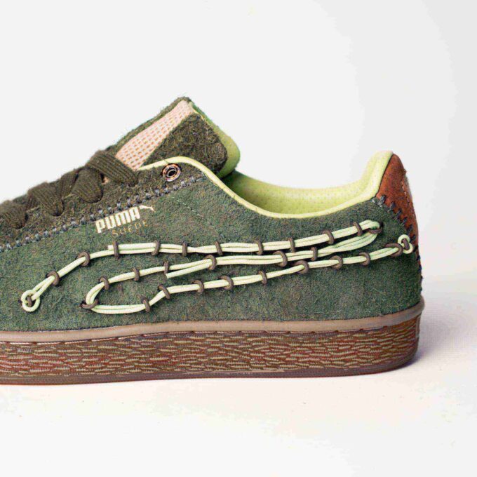 PUMA x BODEGA Semsket skinn herresko
