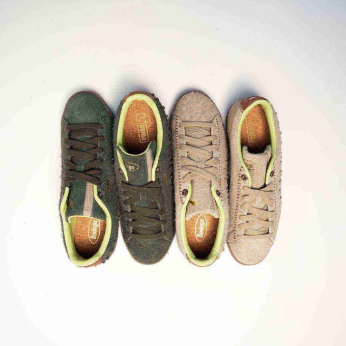 PUMA x BODEGA Semsket skinn herresko