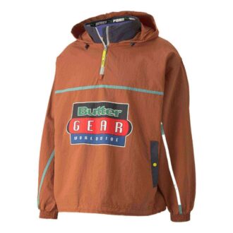 PUMA x Butter Goods Lett Pop Over Top Half Zip Hettegenser «Brun»