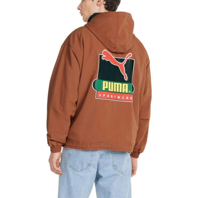 PUMA x Butter Goods Lett Pop Over Top Half Zip Hettegenser «Brun»