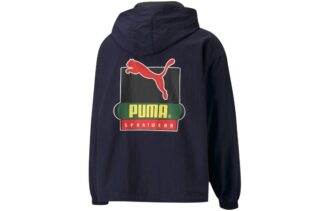 PUMA x Butter Goods Lett Pop Over Top Half Zip Hettegenser «Marineblå»