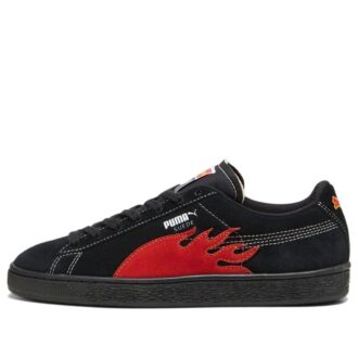 PUMA x Butter Goods Suede Classic Sko «Svart Rød»