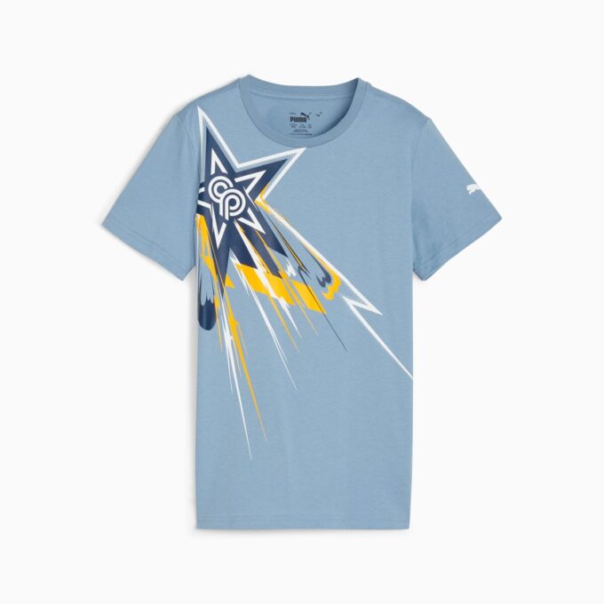 PUMA x CHRISTIAN PULISIC fotballt-skjorte med logo til store barn