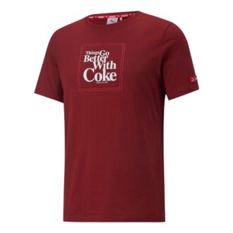 PUMA x Coca Cola Graphic T-skjorte «Rød»