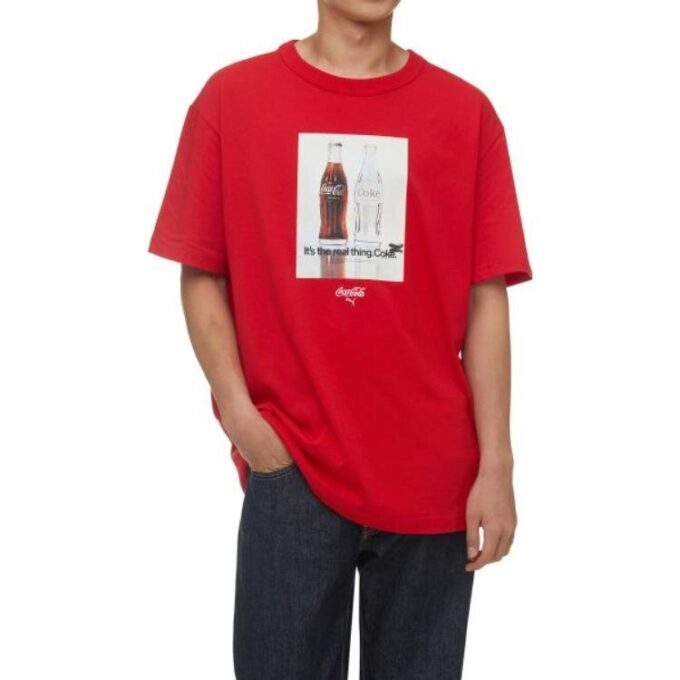 PUMA x Coca Cola Relaxed T-skjorte «Rød»