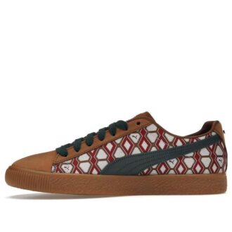 PUMA x Dapper Dan Clyde Vintage «Før-kamp-runway – Brun»