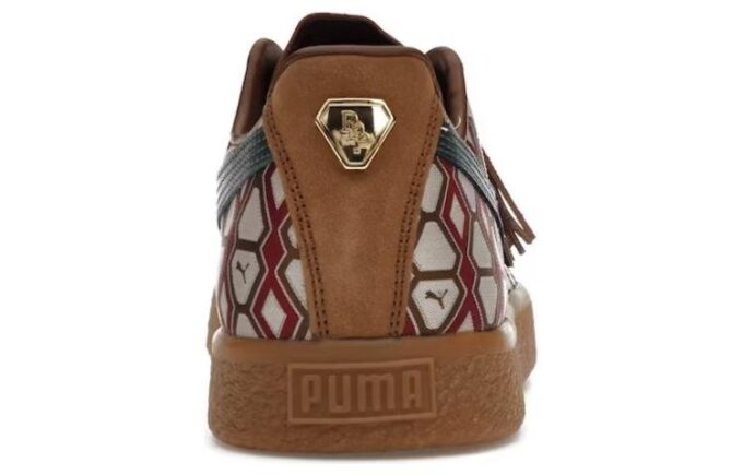 PUMA x Dapper Dan Clyde Vintage «Før-kamp-runway – Brun»