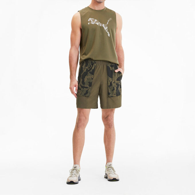 PUMA x First Mile Trendy Casual Shorts «Olivengrønn»