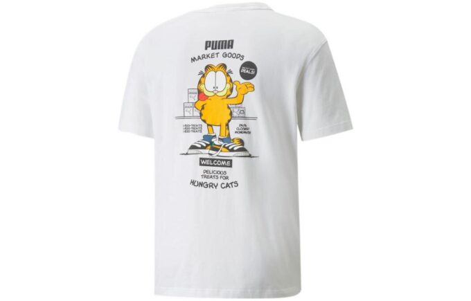 PUMA x Garfield Graphic T-skjorte «Hvit»
