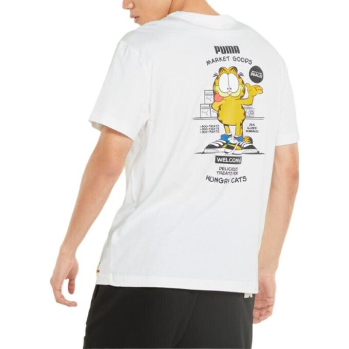 PUMA x Garfield Graphic T-skjorte «Hvit»