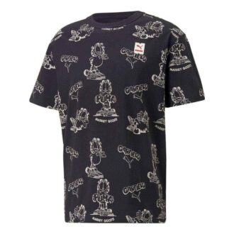 PUMA x GARFIELD Printed T-skjorte «Svart»