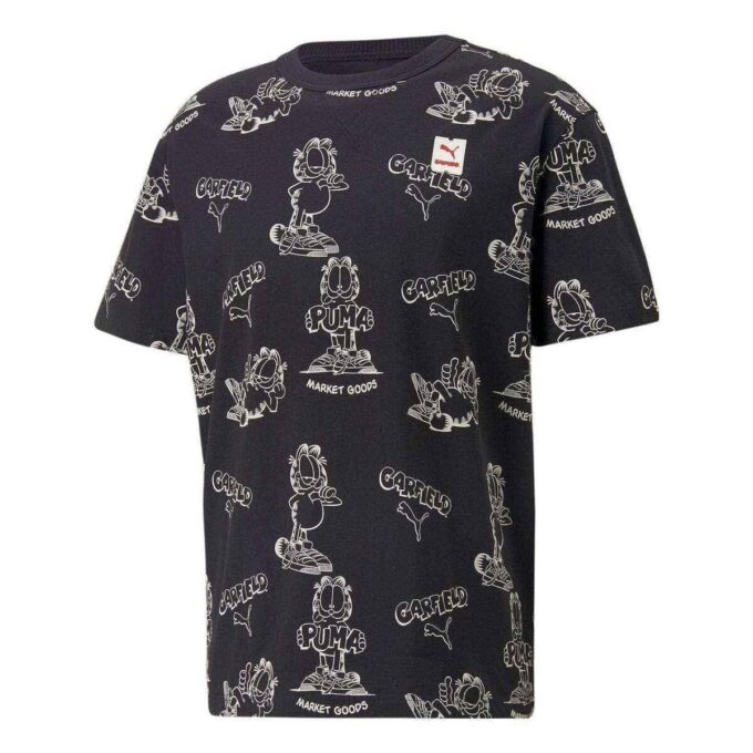 PUMA x GARFIELD Printed T-skjorte «Svart»