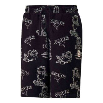 PUMA x Garfield shorts med heldekkende trykk «Svart»