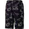 PUMA x Garfield shorts med heldekkende trykk «Svart»