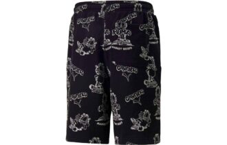 PUMA x Garfield shorts med heldekkende trykk «Svart»