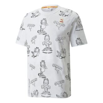 PUMA x GARFIELD T-skjorte med trykk «Hvit»