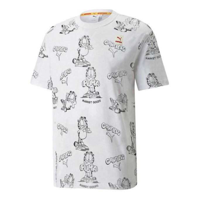 PUMA x GARFIELD T-skjorte med trykk «Hvit»