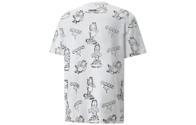 PUMA x GARFIELD T-skjorte med trykk «Hvit»
