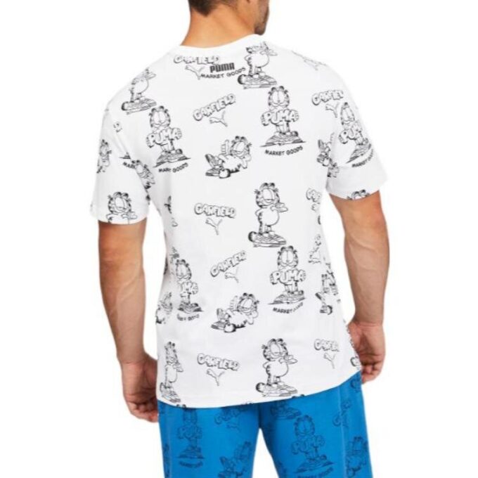 PUMA x GARFIELD T-skjorte med trykk «Hvit»