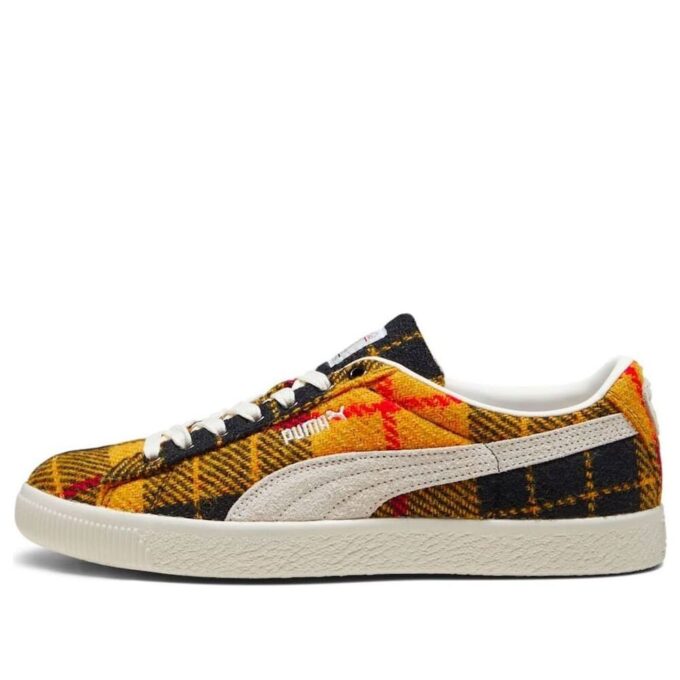 PUMA x Harris Tweed Suede Vintage «Tartan Yellow»