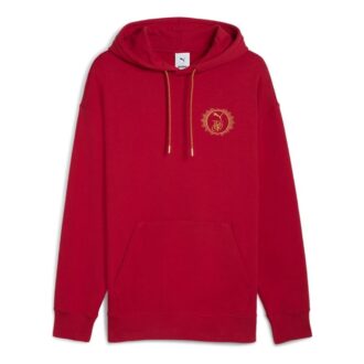 PUMA x Harry Potter avslappet hettegenser «Mørk karmosinrød»