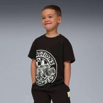 PUMA x HOT WHEELS™ MONSTER TRUCKS T-skjorte med grafikk til barn