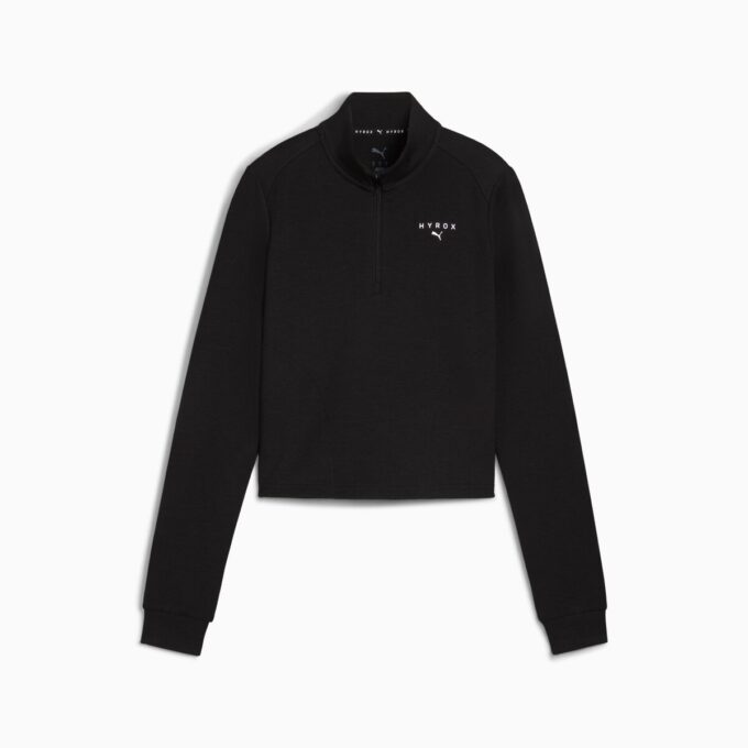 PUMA x HYROX Dametopp med kvart glidelås
