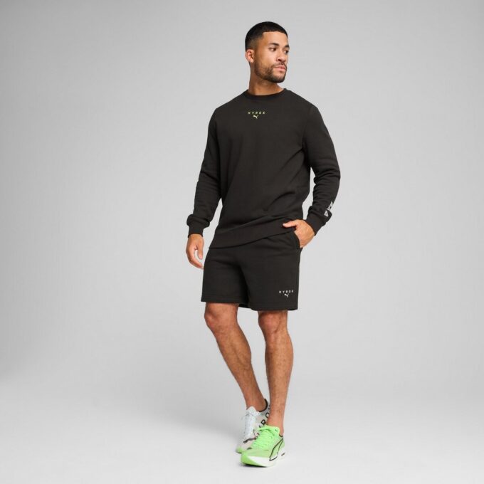 PUMA x HYROX Heavyweight Menn Crew Genser