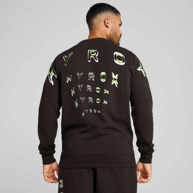 PUMA x HYROX Heavyweight Menn Crew Genser