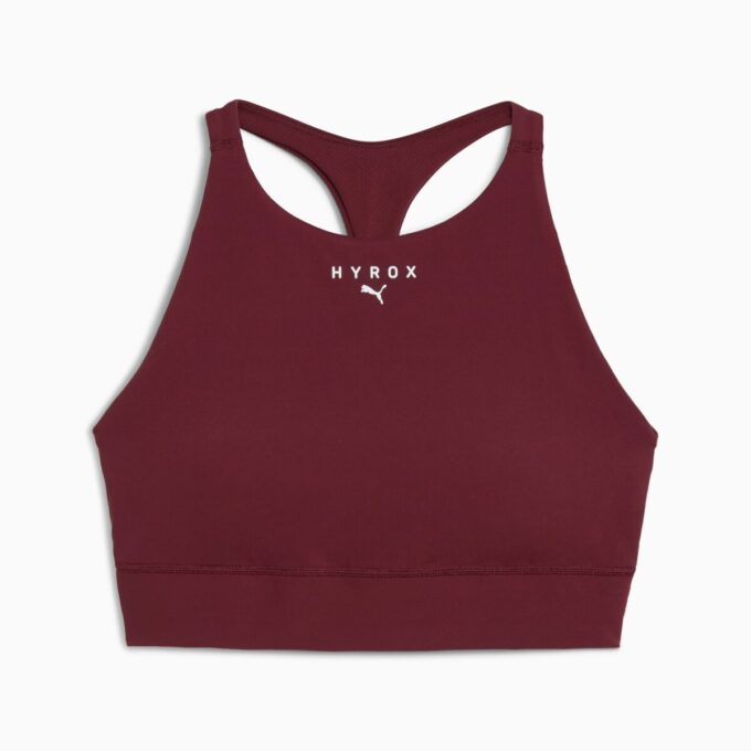 PUMA x HYROX Shapeluxe High Neck Sports-BH for kvinner med fukttransporterende og middels belastning