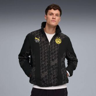 PUMA x KIDSUPER Borussia Dortmund Herre Vendbar Fotball Vindjakke