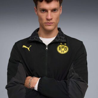 PUMA x KIDSUPER Borussia Dortmund Herre Vendbar Fotball Vindjakke