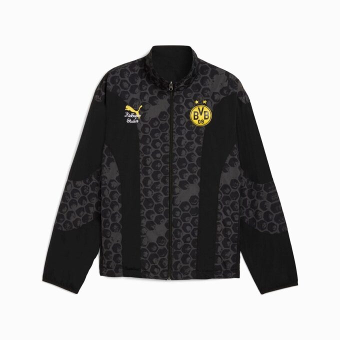 PUMA x KIDSUPER Borussia Dortmund Herre Vendbar Fotball Vindjakke