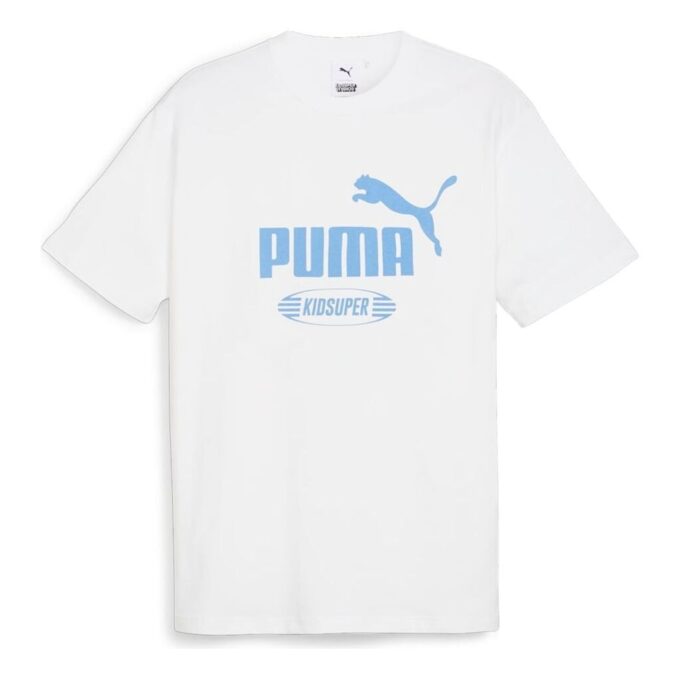 PUMA x KidSuper Graphic T-skjorte «Hvit Blå»