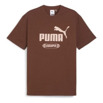 PUMA x KidSuper Graphic T-skjorte «Kastanjebrun»