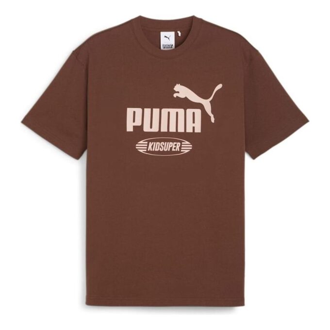 PUMA x KidSuper Graphic T-skjorte «Kastanjebrun»
