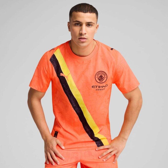 PUMA x KIDSUPER Manchester City autentisk herrefotballdrakt