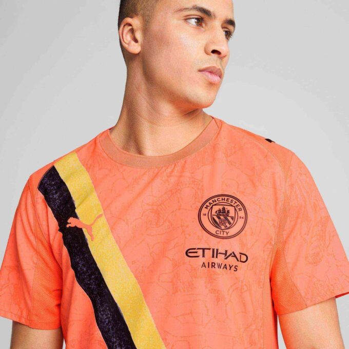 PUMA x KIDSUPER Manchester City autentisk herrefotballdrakt