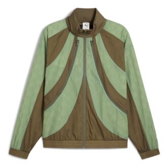 PUMA x KIDSUPER Relaxed-Fit Windbreaker Jakke «Dusty Green»