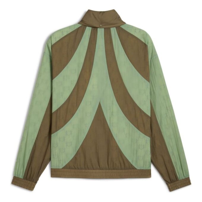 PUMA x KIDSUPER Relaxed-Fit Windbreaker Jakke «Dusty Green»