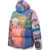 PUMA x Kidsuper Studio Printed Puffer Dunjakke «Blå Rød Grønn Lilla»