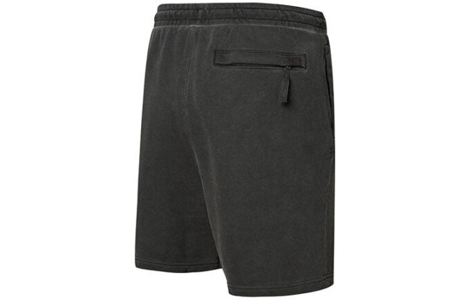 PUMA x Kidsuper Studios Crossover Logo Alfabet Brodert Distress Drawstring Sportshorts Svart