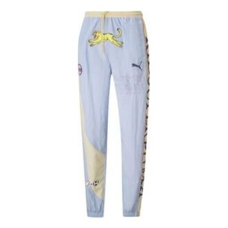 PUMA x KIDSUPER Studios Treningsbukser «Lilla Gul Svart»
