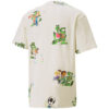 PUMA x KS AOP T-SHIRT Kortermet Kremhvit