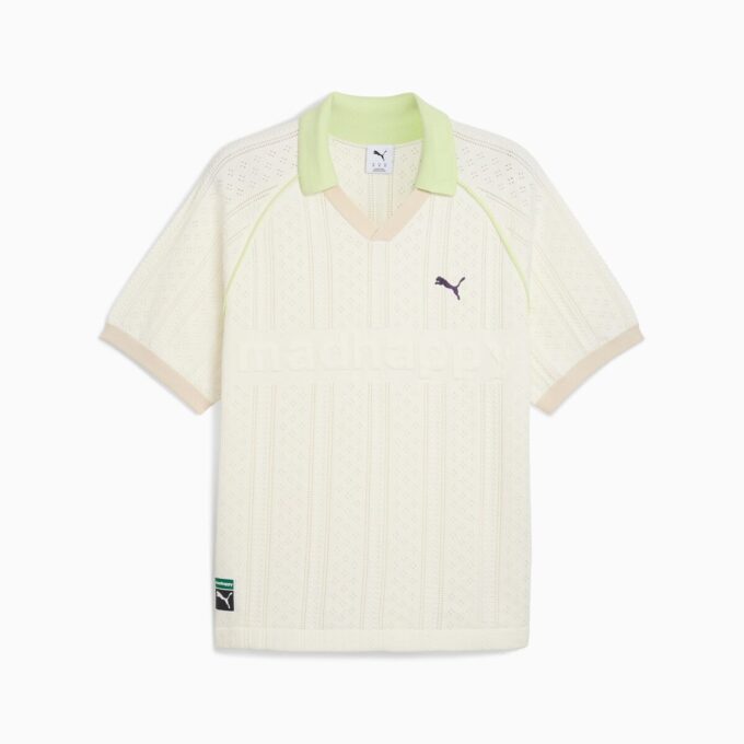 PUMA x MADHAPPY strikket poloskjorte