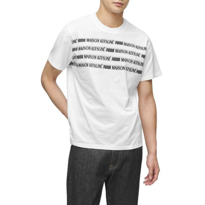 PUMA x Maison Kitsune Unisex Engineered Brodery White