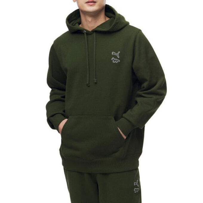 PUMA x Maison Kitsune Unisex Trykk Grønn