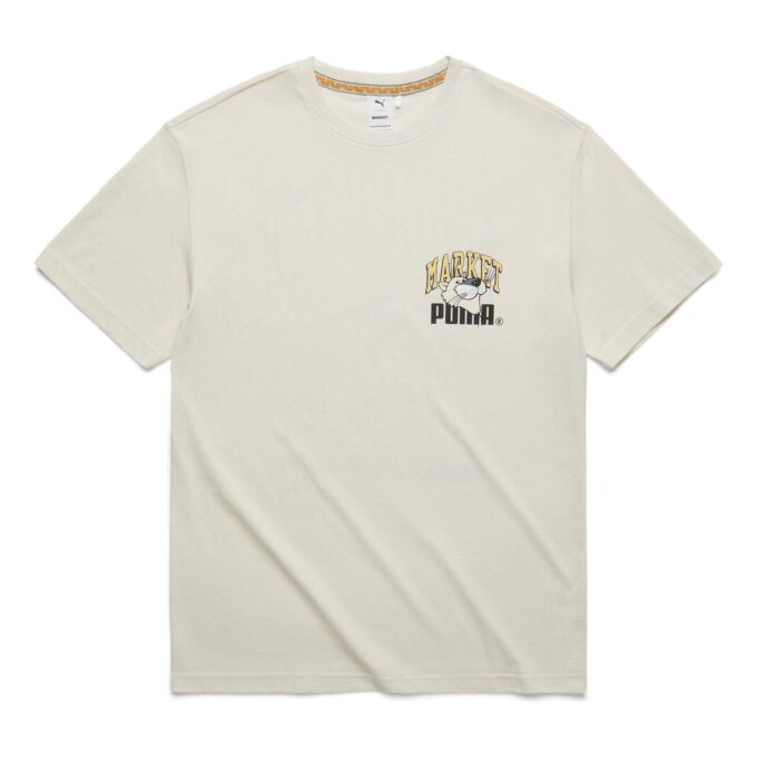 PUMA x Market Graphic T-skjorte «Beige»