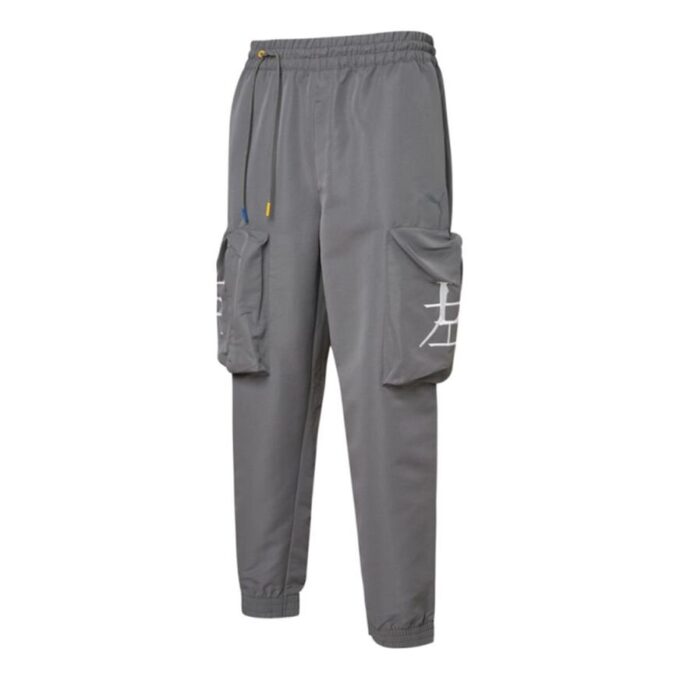 PUMA x Michael Lau Cargobukser «Gråhvit»